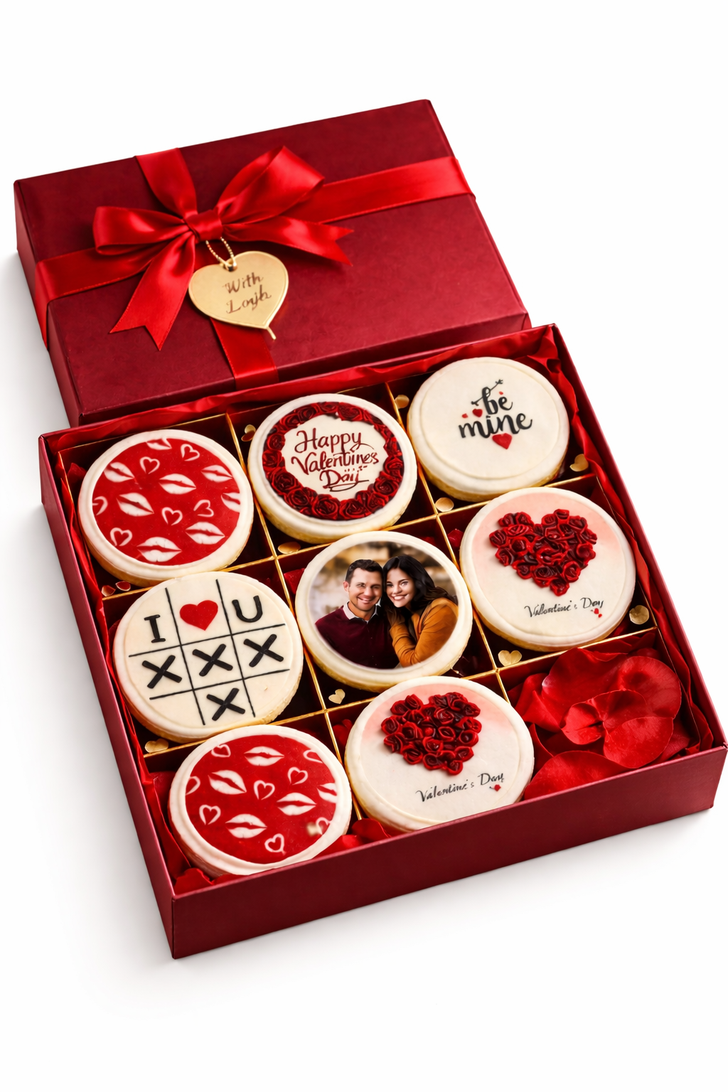 š Valentineās Day Custom Photo Cookie Box ā Ships Australia-Wide
