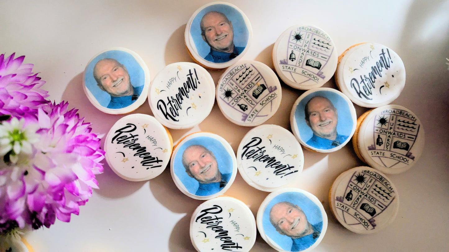 personalised photo cookies (up to 3 images)